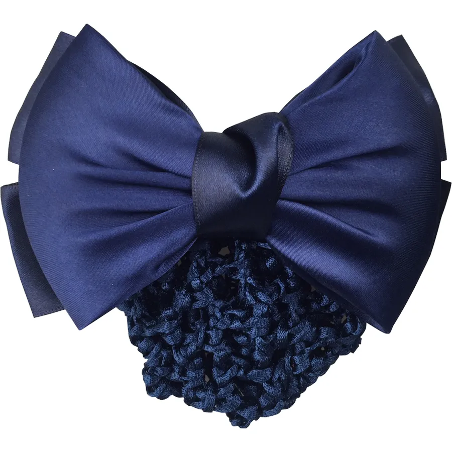 Hamag Hair Bow with Crocheted Bun Net