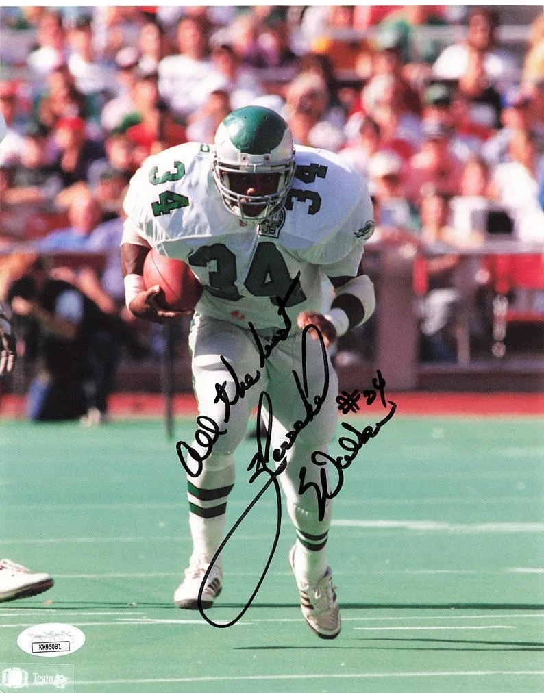 Herschel Walker Signed And Inscribed All The Best 8x10 (JSA KK95081)