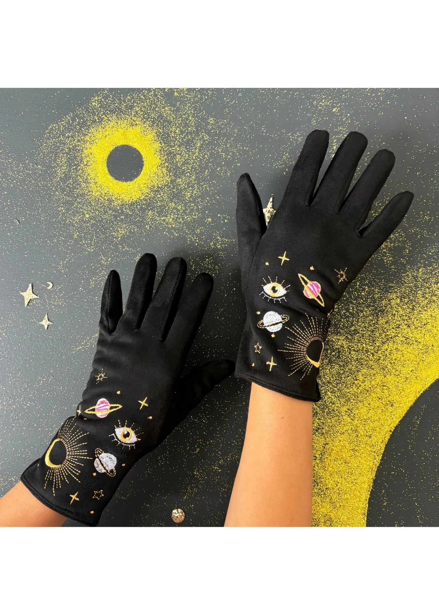 House of Disaster - After Dark Embroidered Gloves