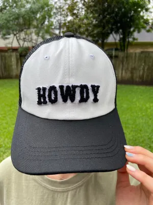 Howdy, South western cap/Brown Cow / howdy cap /  Cowboy Hat