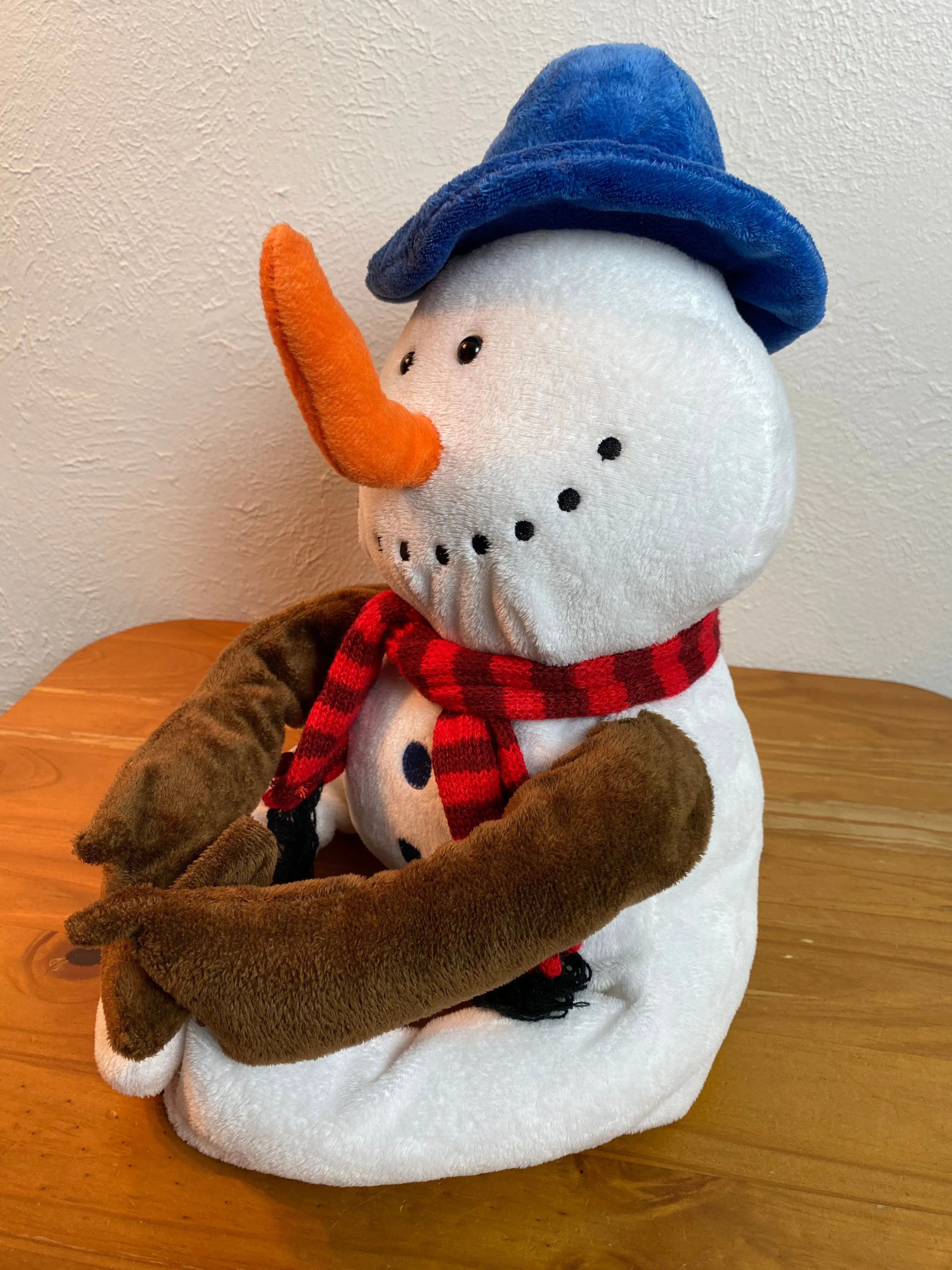 Huggable Snowman Plush Toy