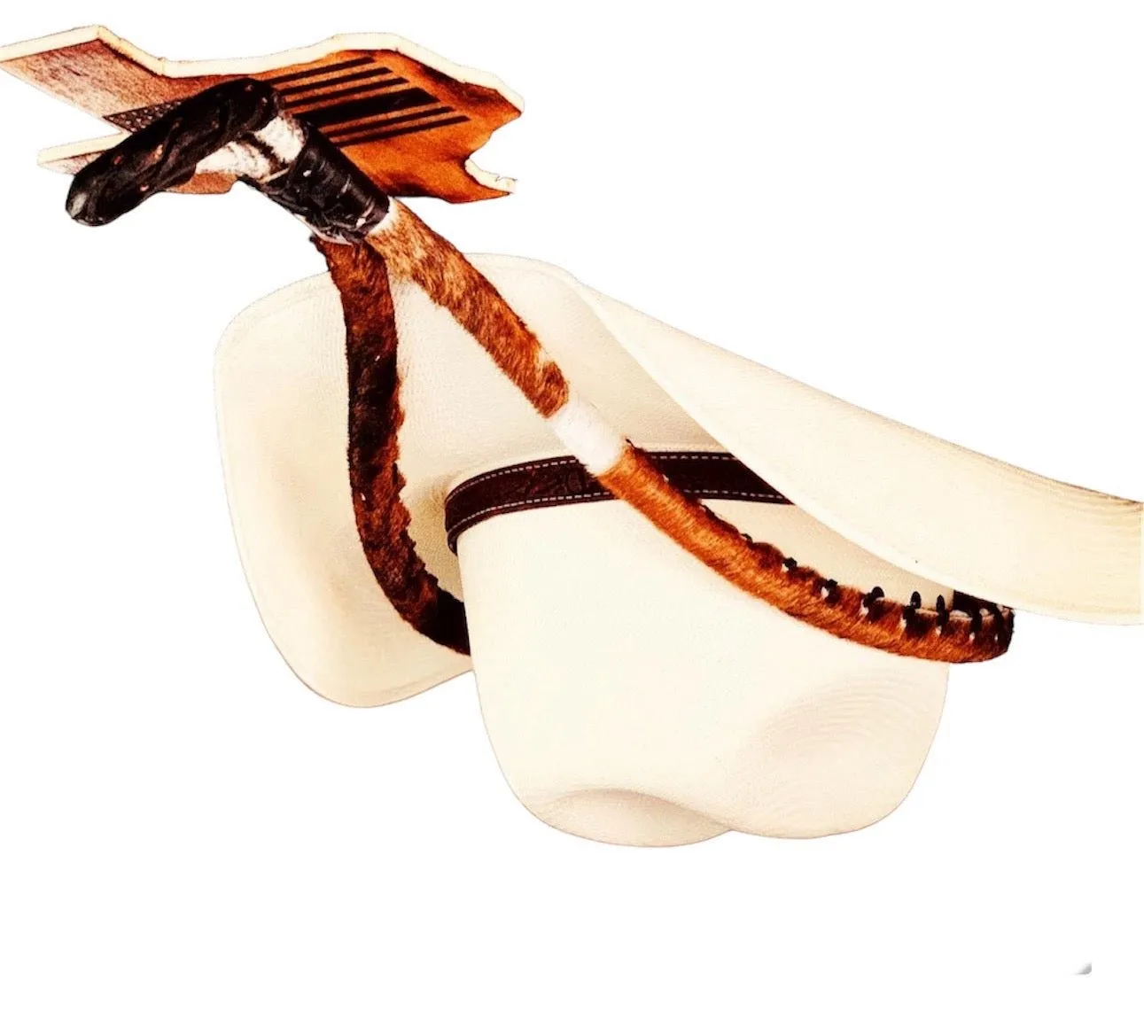 JM Tiger Stripe Bull Edition Cowboy Hat Rack