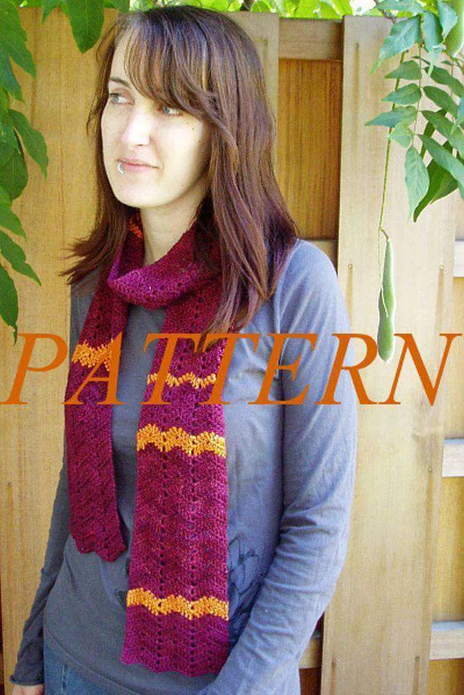 Kira K Designs Intermittent Stripes Scarf Pattern