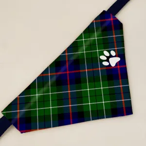 Leslie Hunting Modern Tartan Pet Bandana