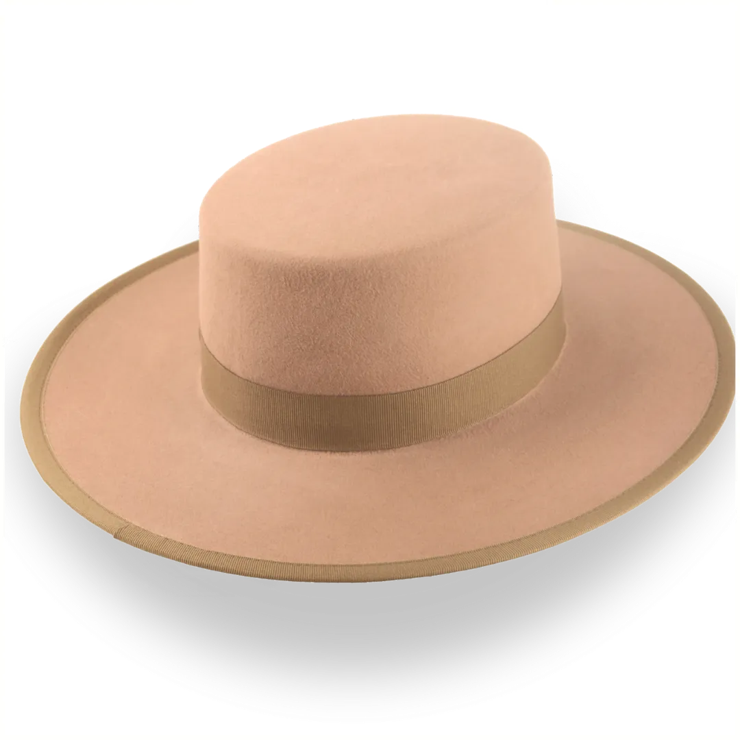 Light Brown Felt Cowboy Hat - Custom Fit and Durable Style | The Gaucho