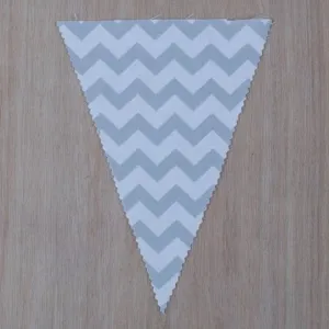 Light Grey Chevron Flag