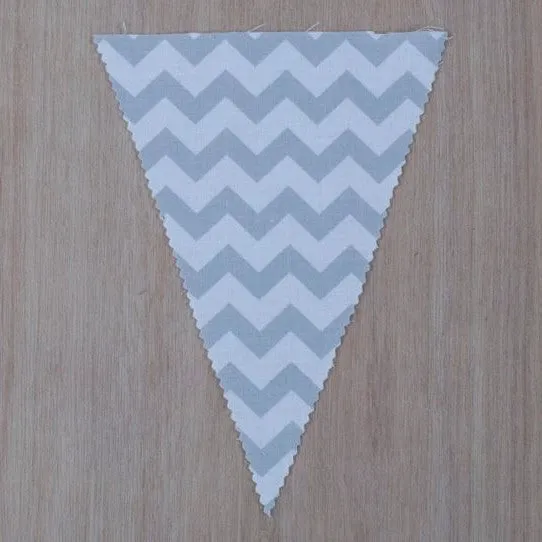 Light Grey Chevron Flag