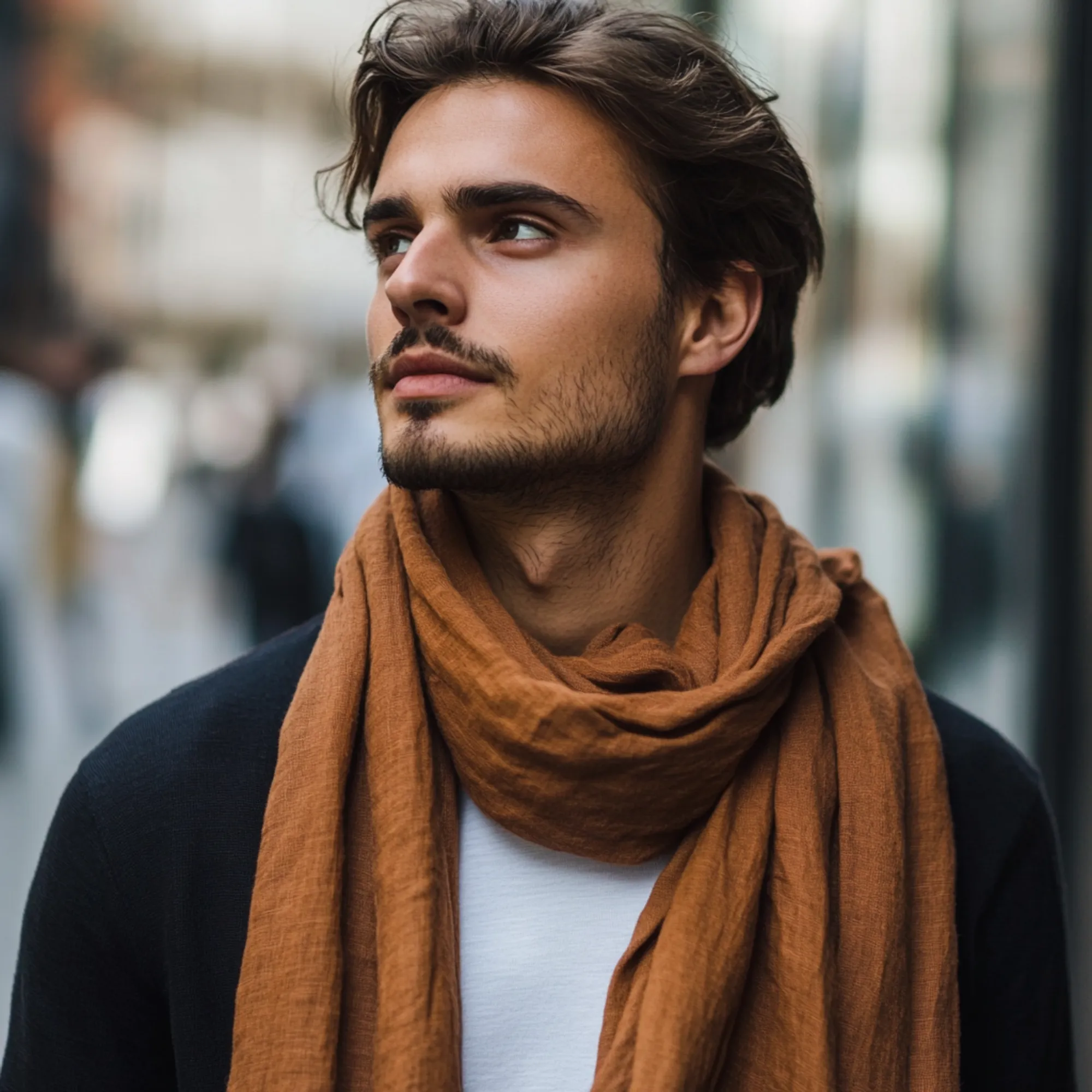 Linen Scarf for Men