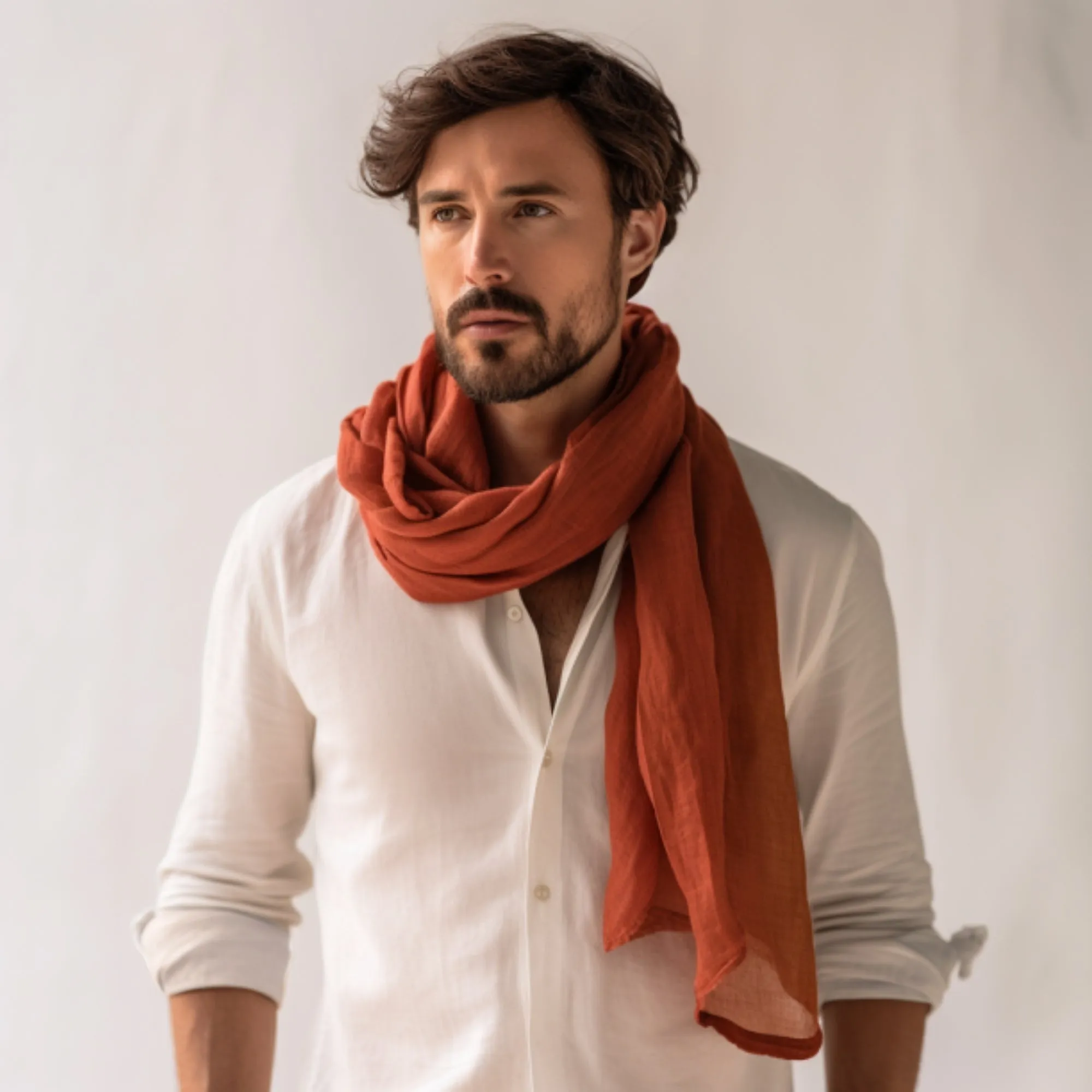 Linen Scarf for Men