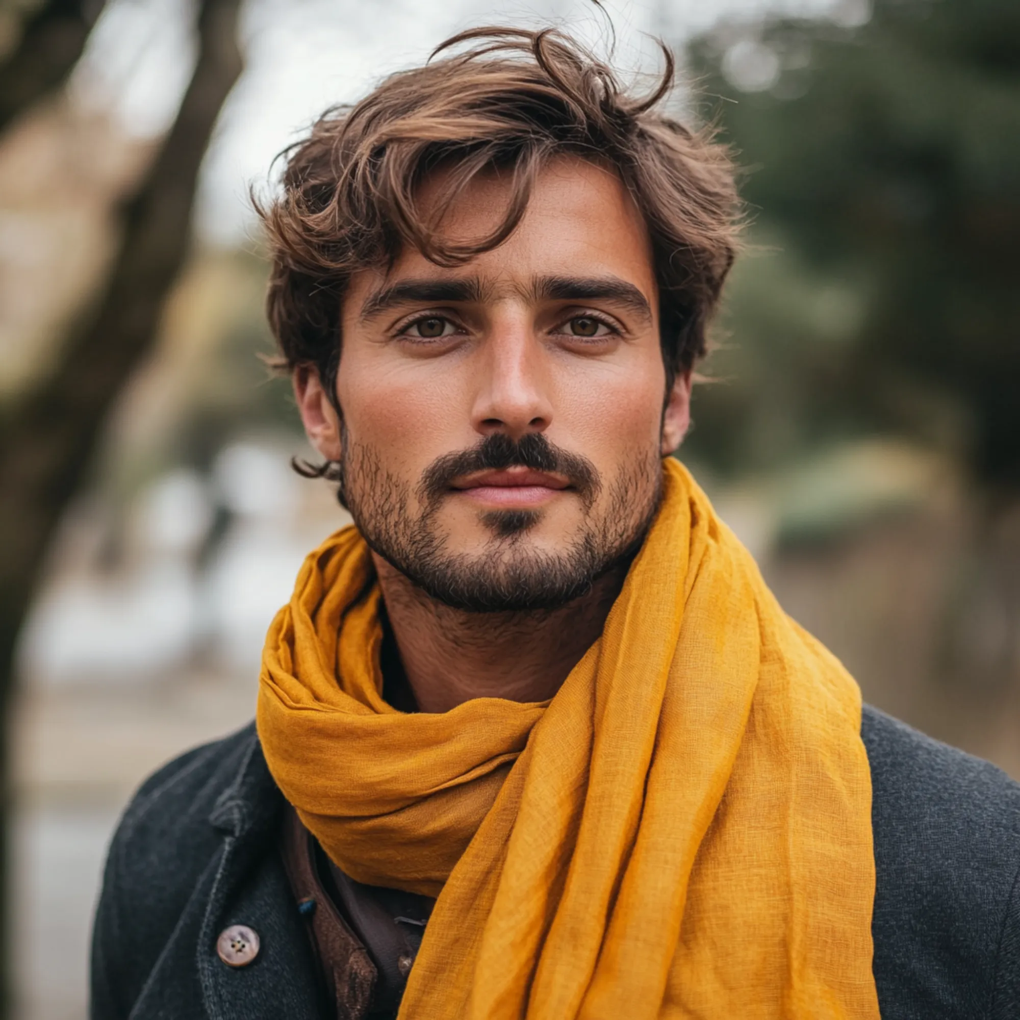 Linen Scarf for Men