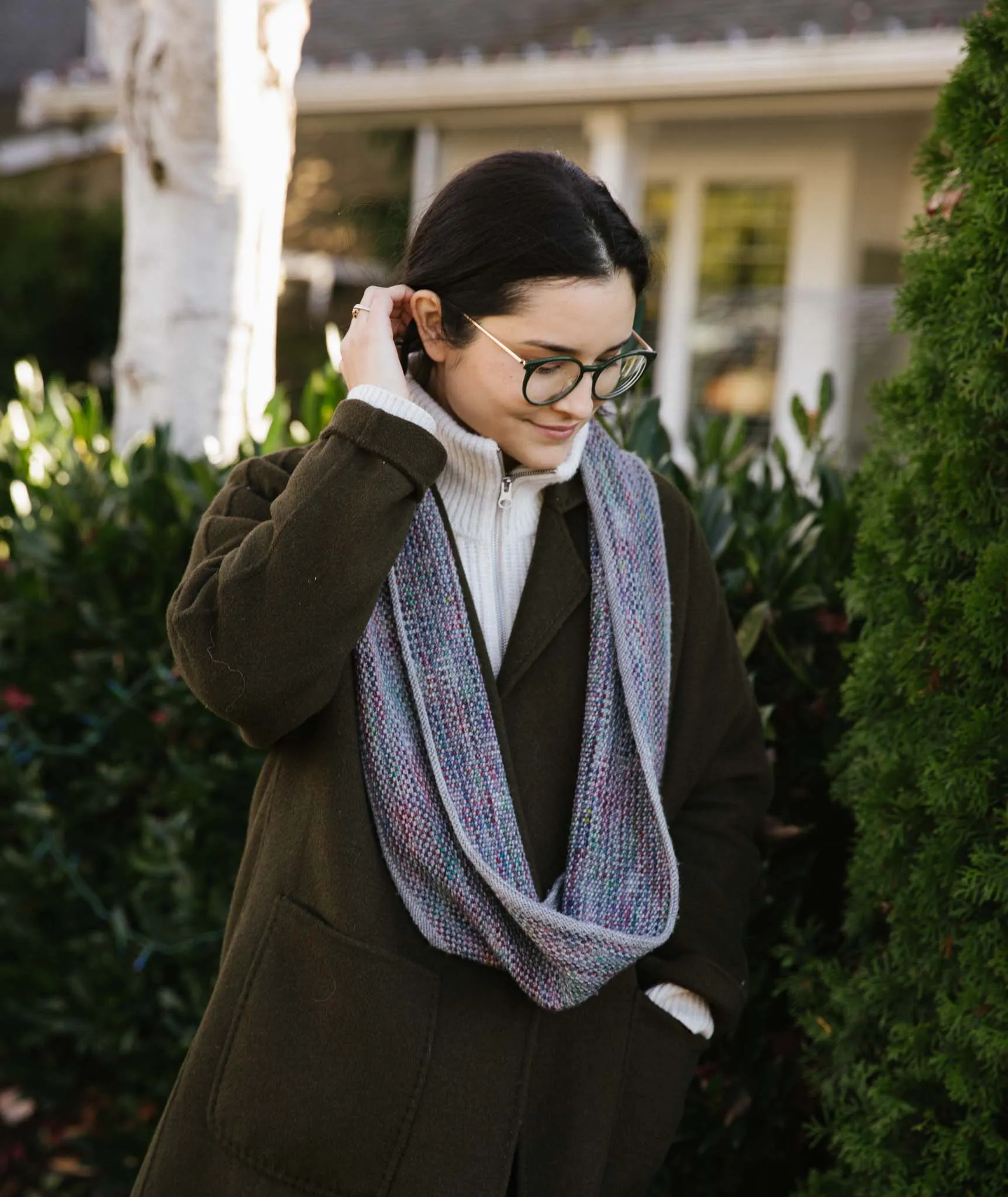 Linen Stitch Scarf & Loop Pattern