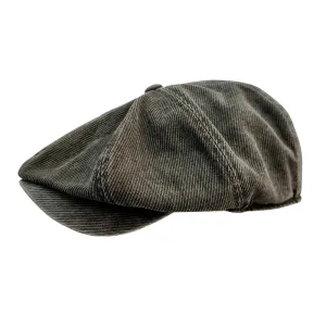 Men's Octagonal Hat Washed Vintage Sboy Cap