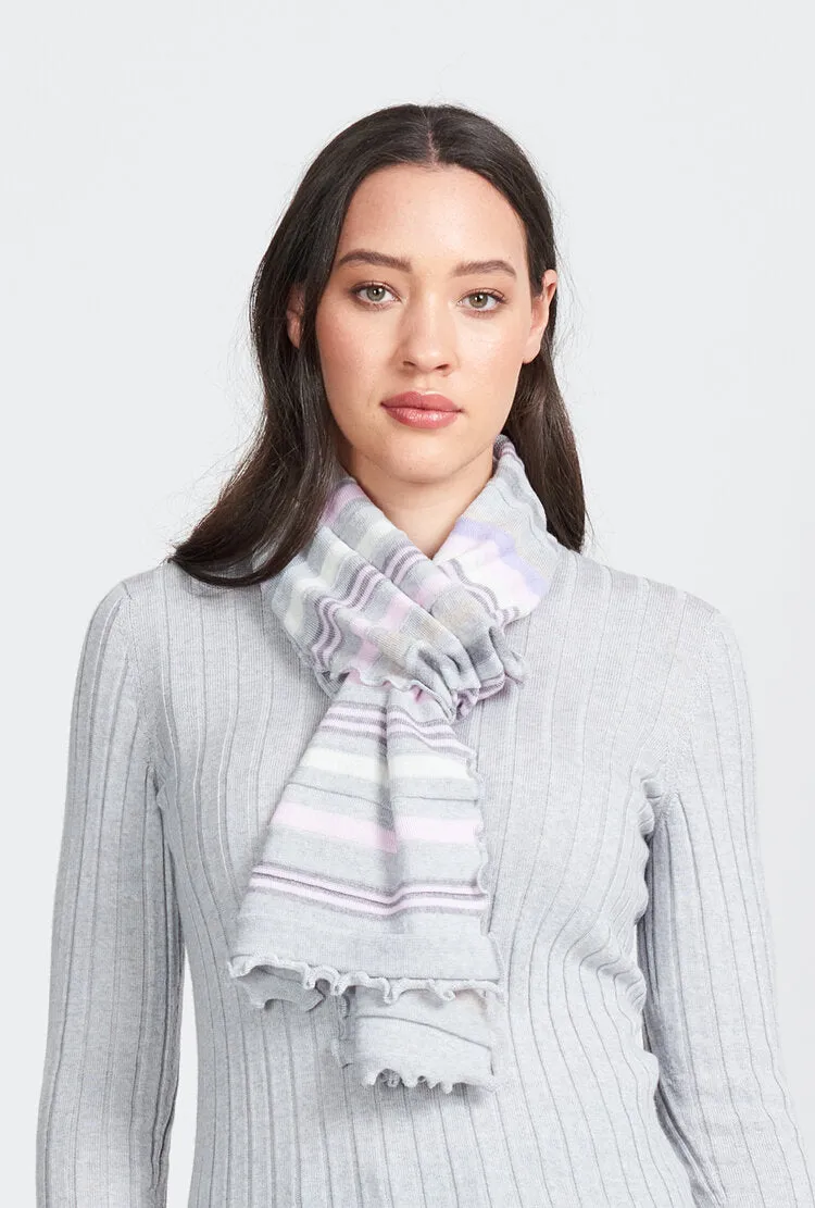 Merino Wool Striped Scarf