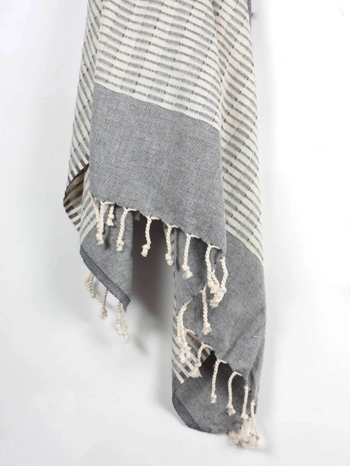 Miami Hammam Towel, Charcoal