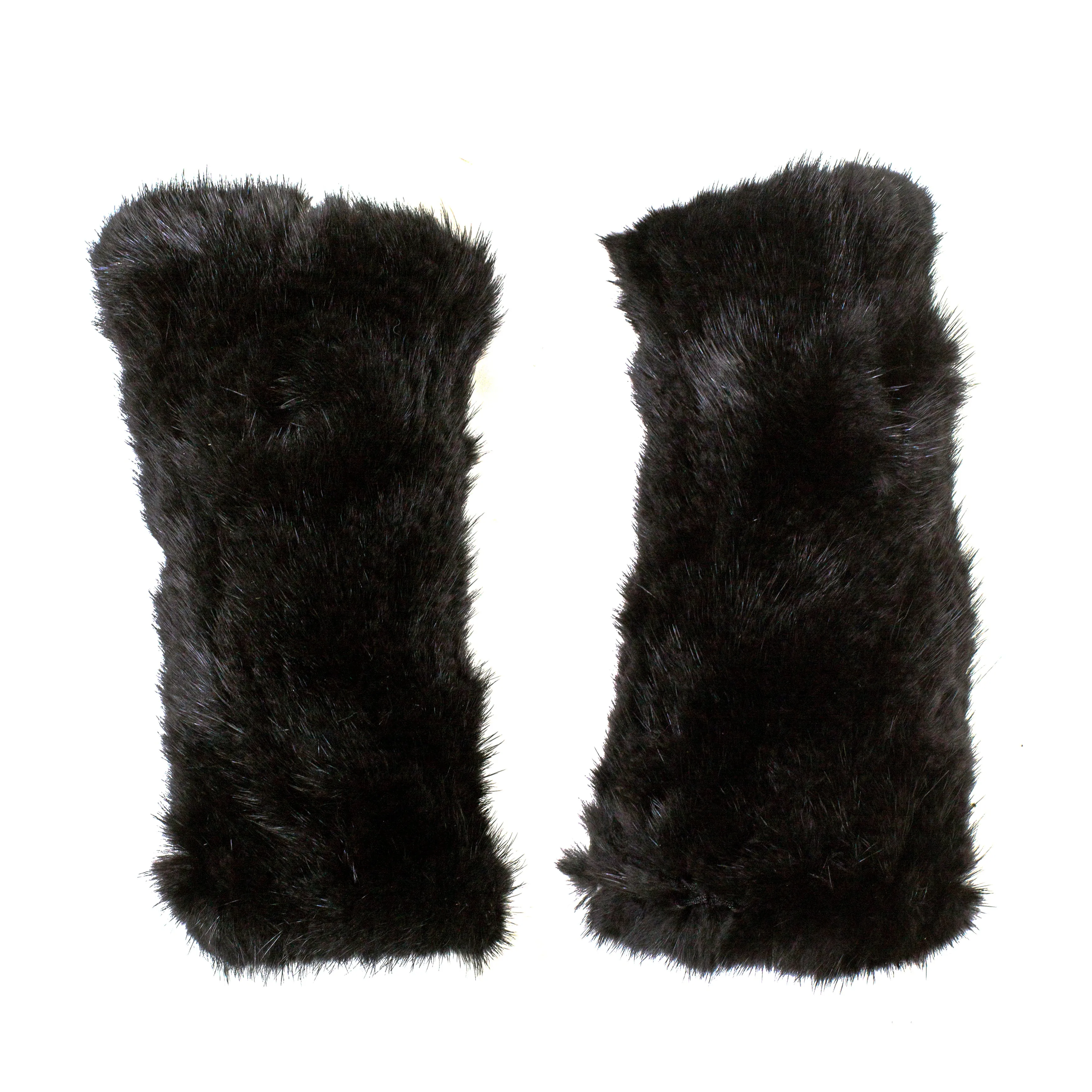 Mink Fingerless Gloves