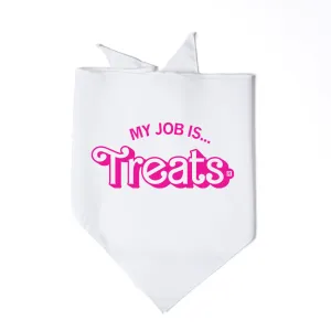 My Job Is Treats Dog Bandana