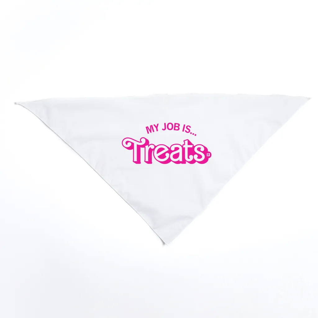 My Job Is Treats Dog Bandana