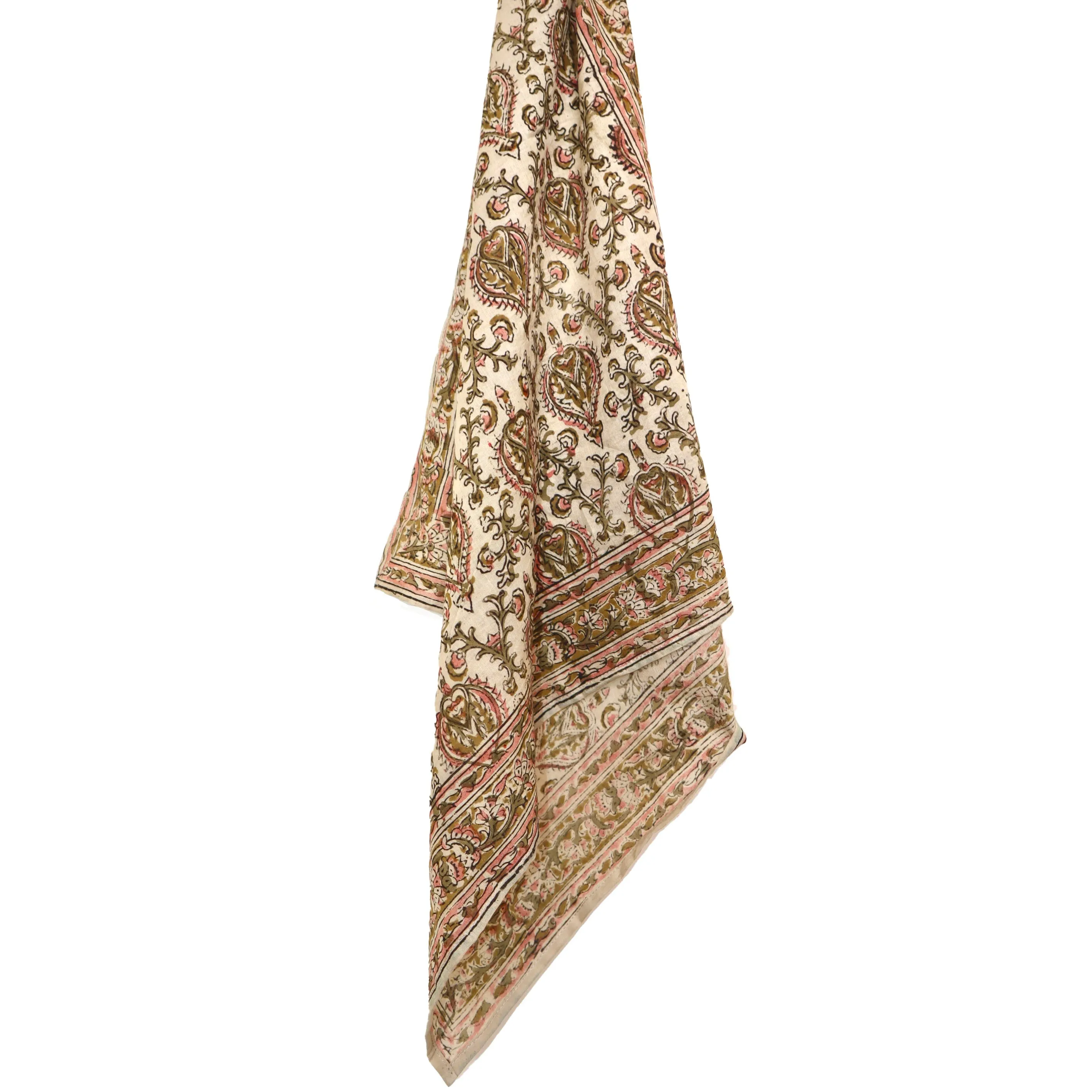 Mystic Vines -  Kalamkari Cotton Bandana (KK1437)