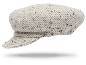 Newsboy Cap Snow Speckle W