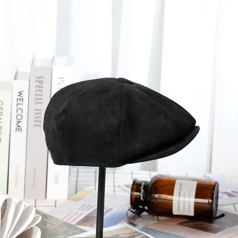 Newsboy Cap Suede