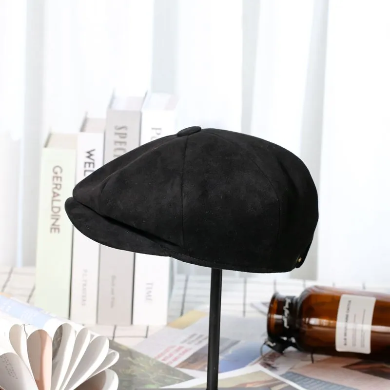 Newsboy Cap Suede