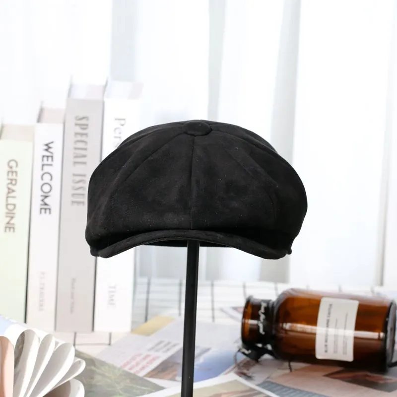 Newsboy Cap Suede