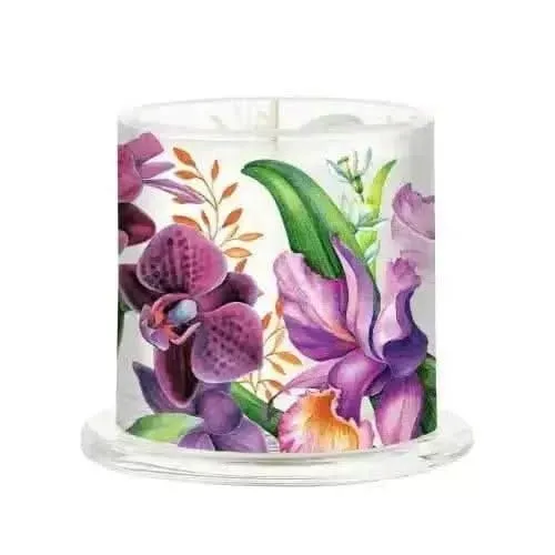 Orchid Cloche Candle