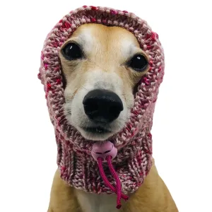 Pink Speckle No Pom Snood