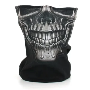 Printed Snood Face Mask - Skull