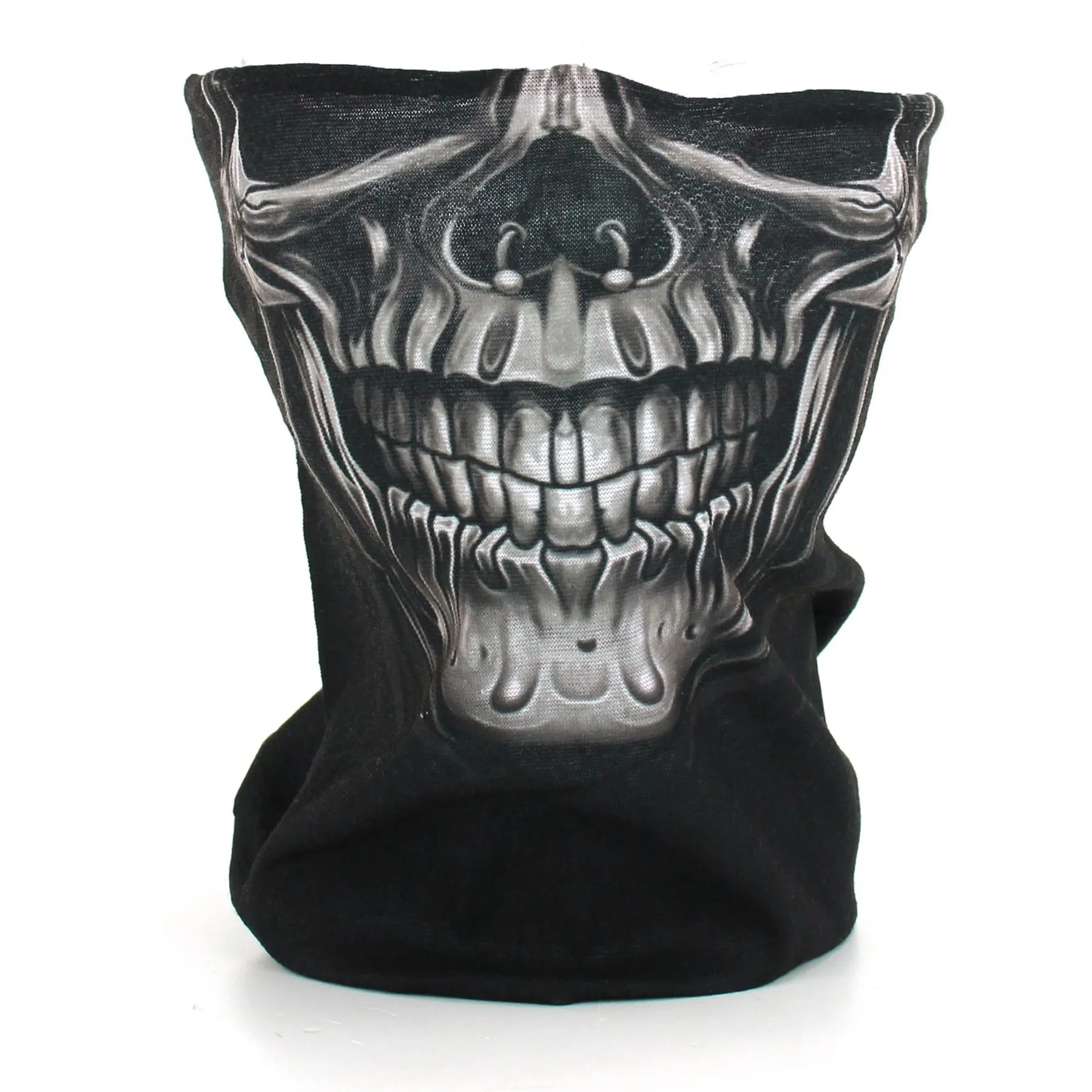 Printed Snood Face Mask - Skull