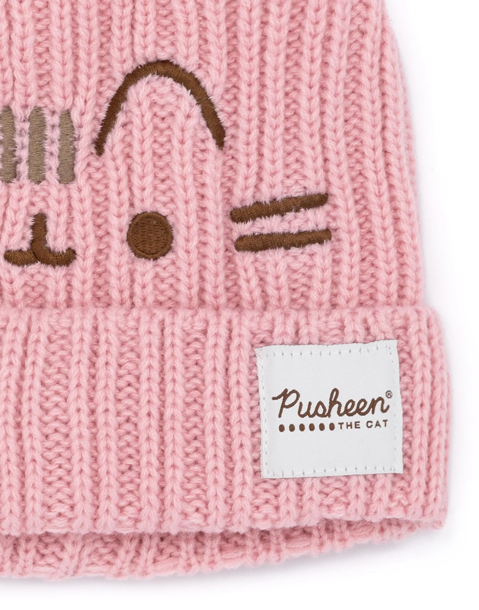 Pusheen The Cat Ladies Knitted Hat and Gloves Set