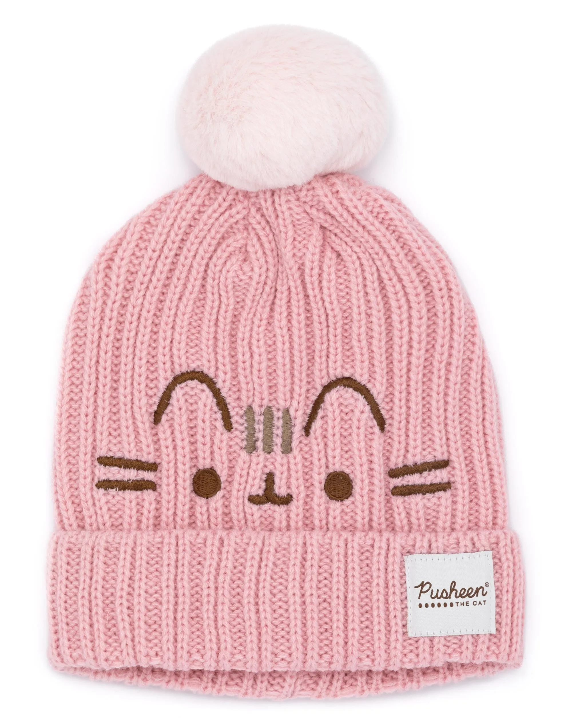 Pusheen The Cat Ladies Knitted Hat and Gloves Set