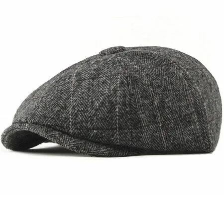 "Cooper" Newsboy Wool Cap