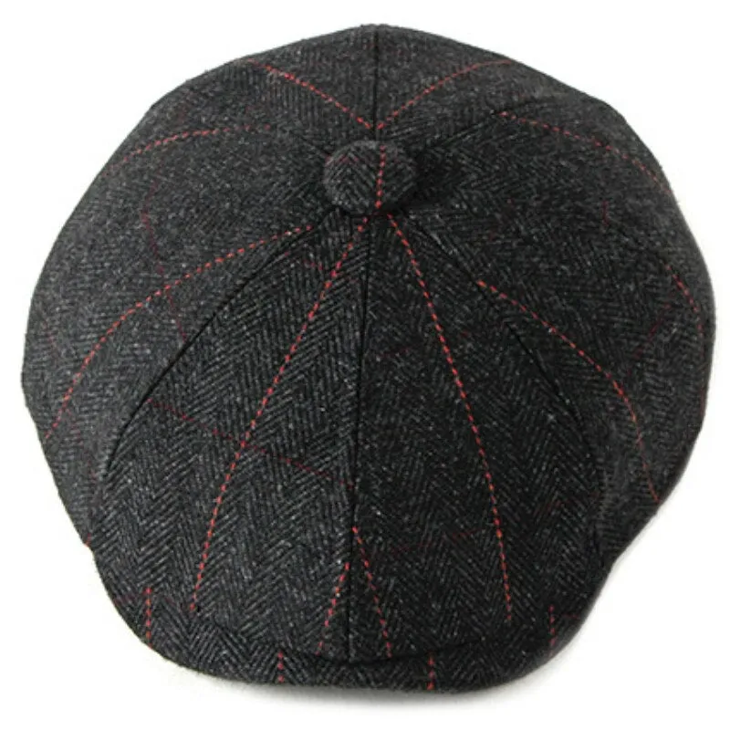 "Cooper" Newsboy Wool Cap