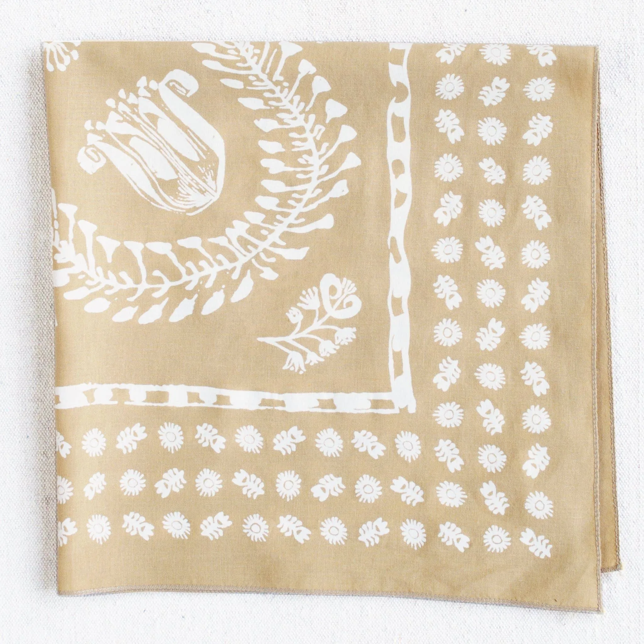 Sand Floral Bandana