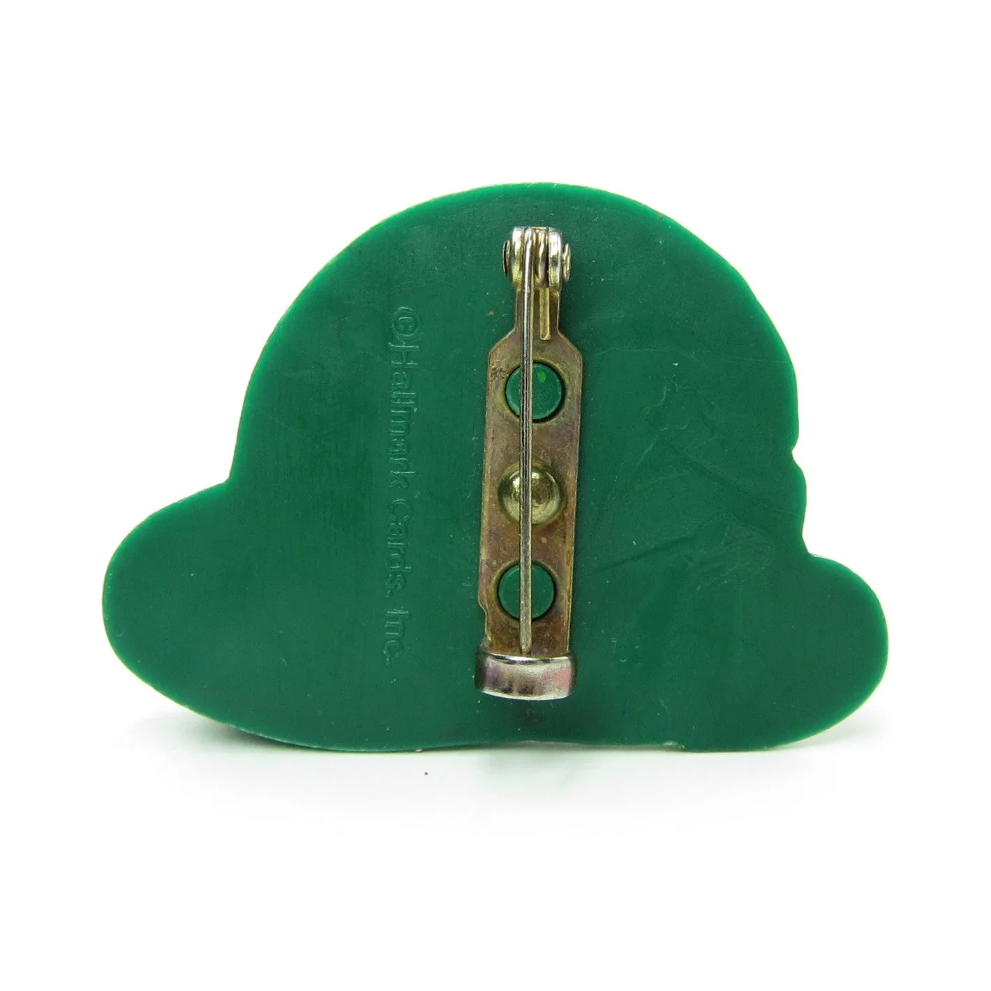 Shamrock Hat Pin Vintage Hallmark St. Patrick's Day Lapel