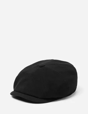 Stetson Hatteras Newsboy Cap (Wool/Cashmere) - Black