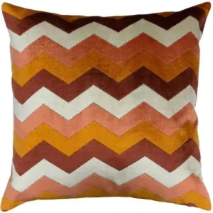 Sunset Chevron Pillow