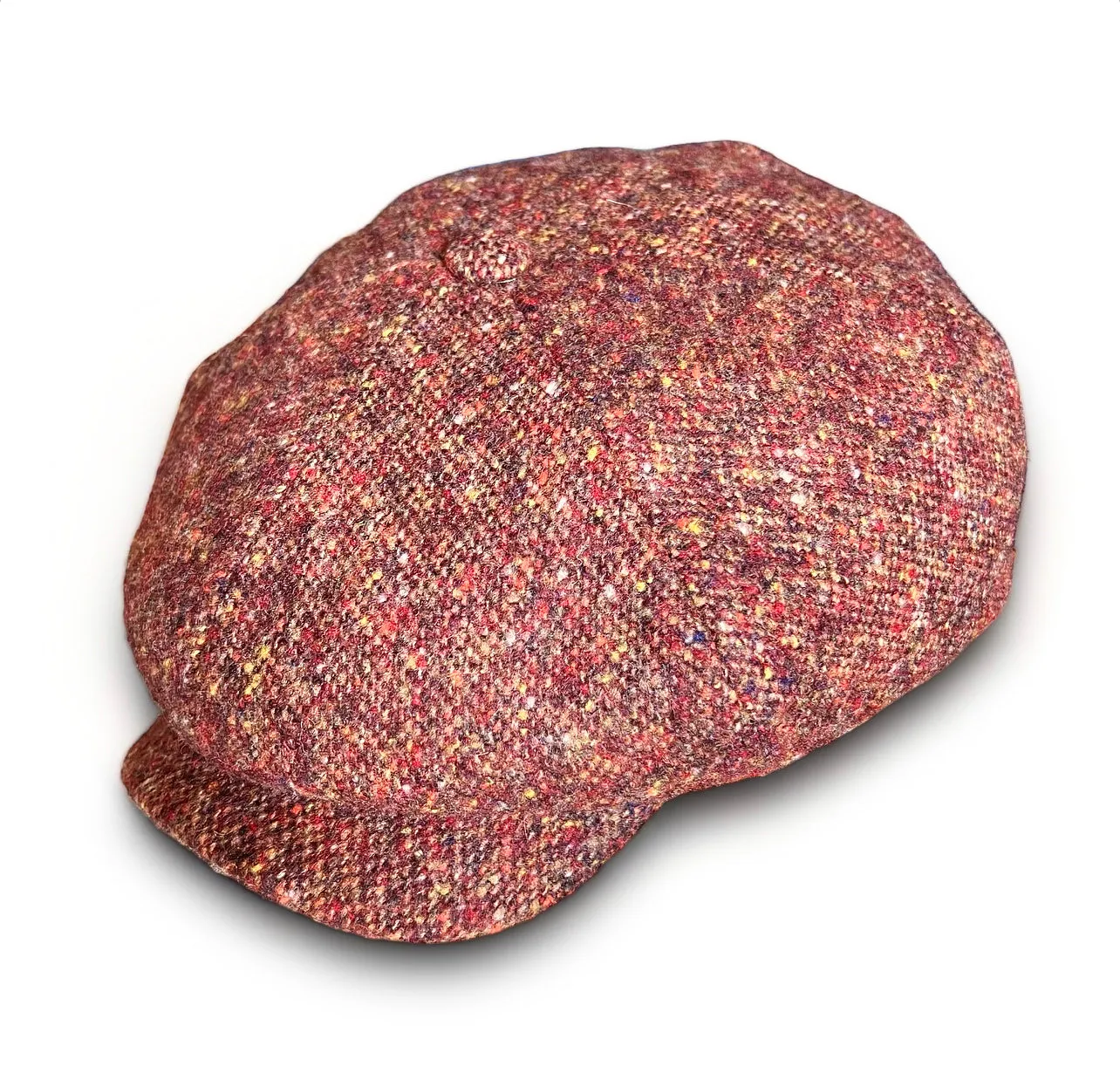 THE FLAMEKEEPERS HAT CLUB ITALIAN SHAMBLES CHERRY TWEED NEWSBOY CAP