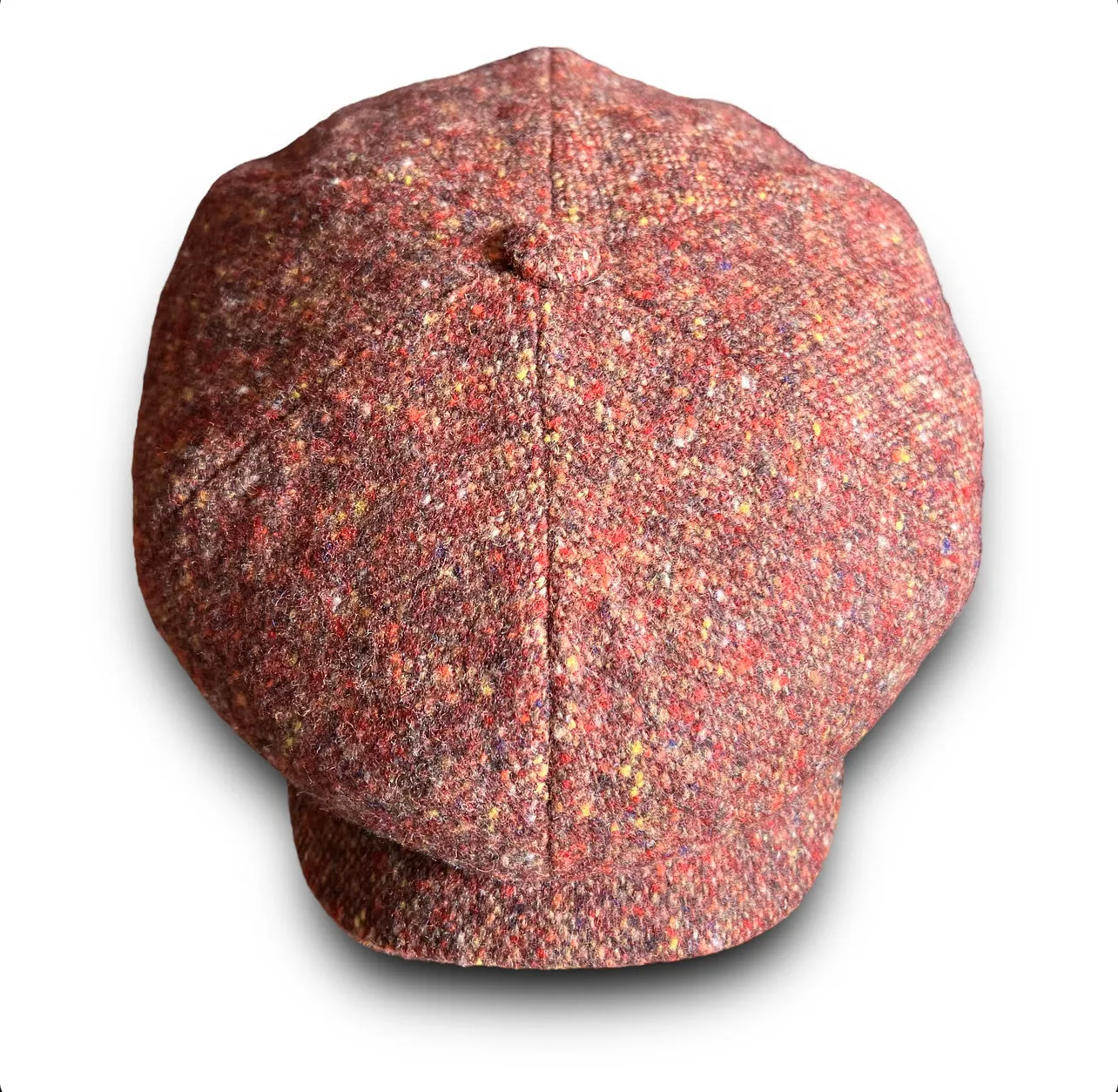 THE FLAMEKEEPERS HAT CLUB ITALIAN SHAMBLES CHERRY TWEED NEWSBOY CAP