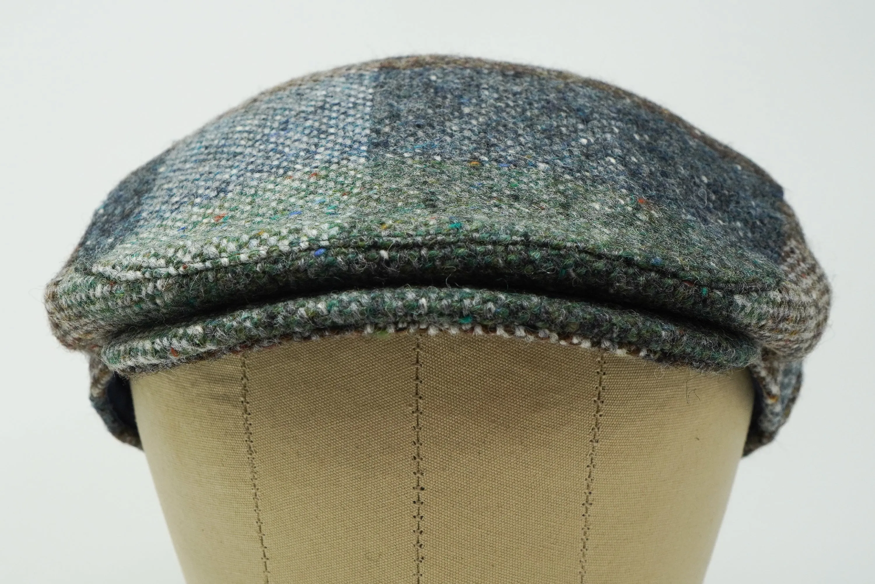 The Galway Patchwork - Irish Tweed Flat Cap