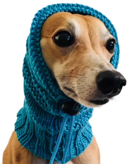 Turquoise No Pom Snood