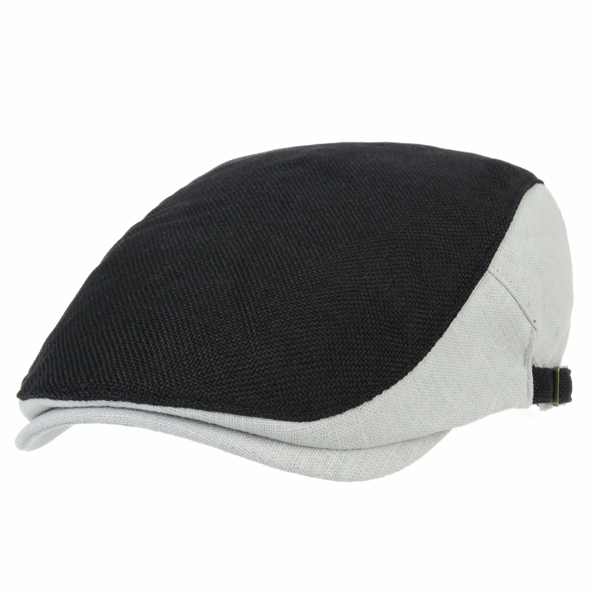 Two Tone Block Summer Newsboy Hat Flat Cap AC3046