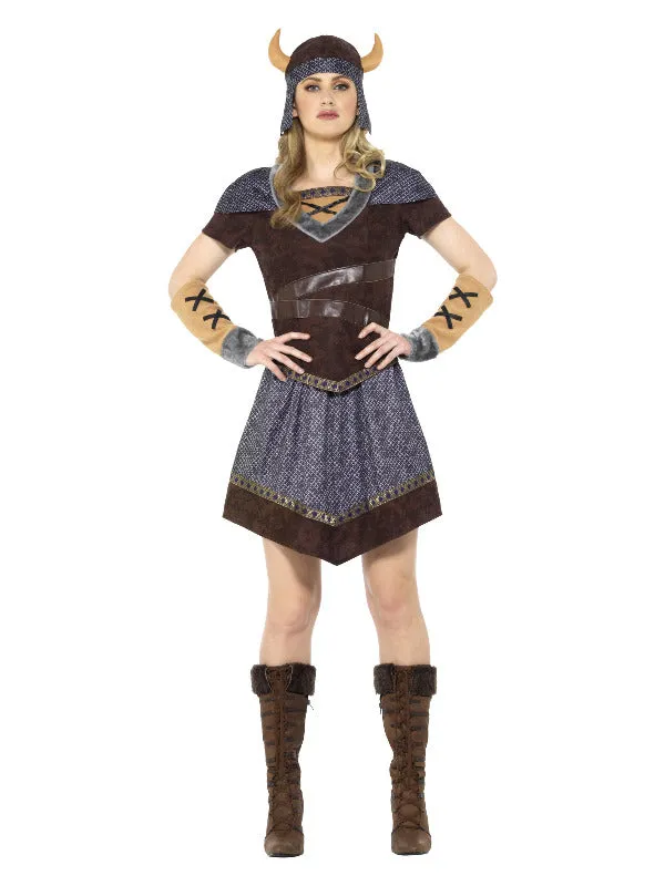 Viking Lady Costume, Brown