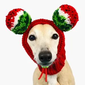 Watermelon Pompom Hat