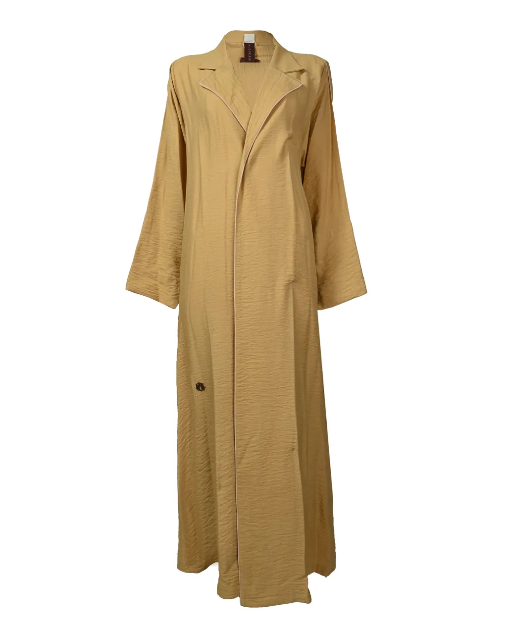 Yellow Blazer Cut Abaya