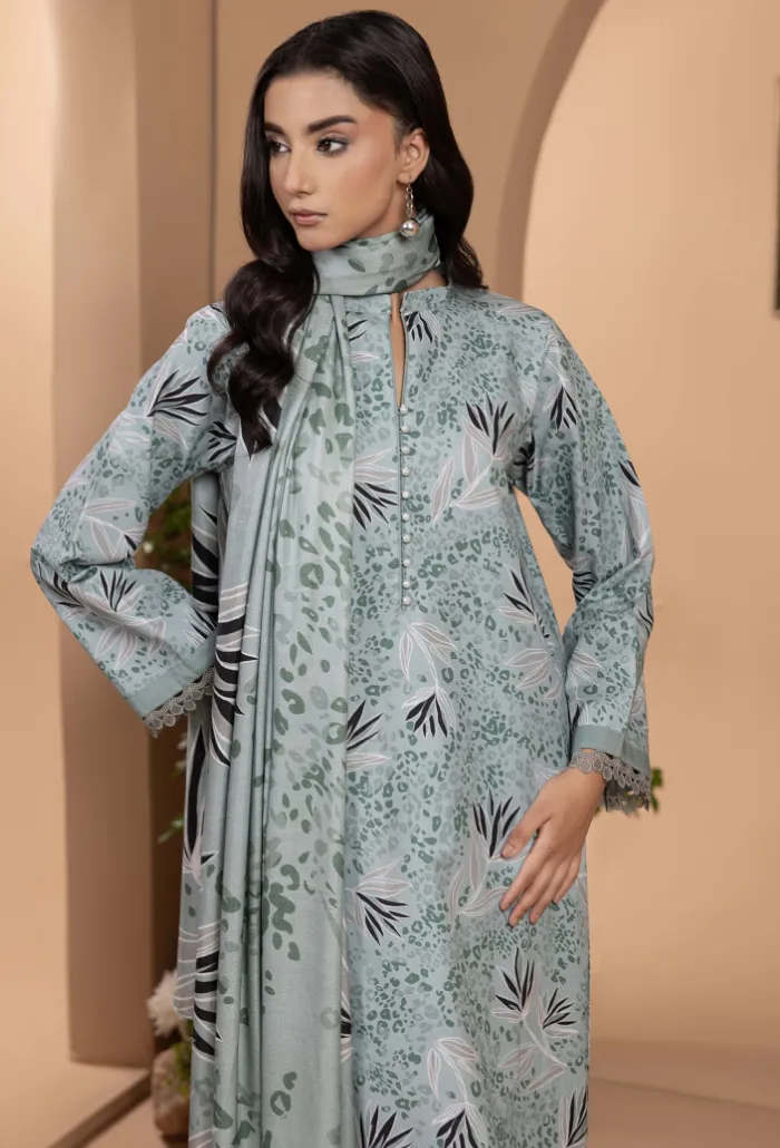 Zara By Humdum Unstitched 3 Piece Winter Collection'2024-D-01