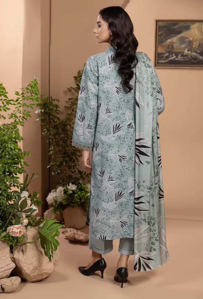 Zara By Humdum Unstitched 3 Piece Winter Collection'2024-D-01