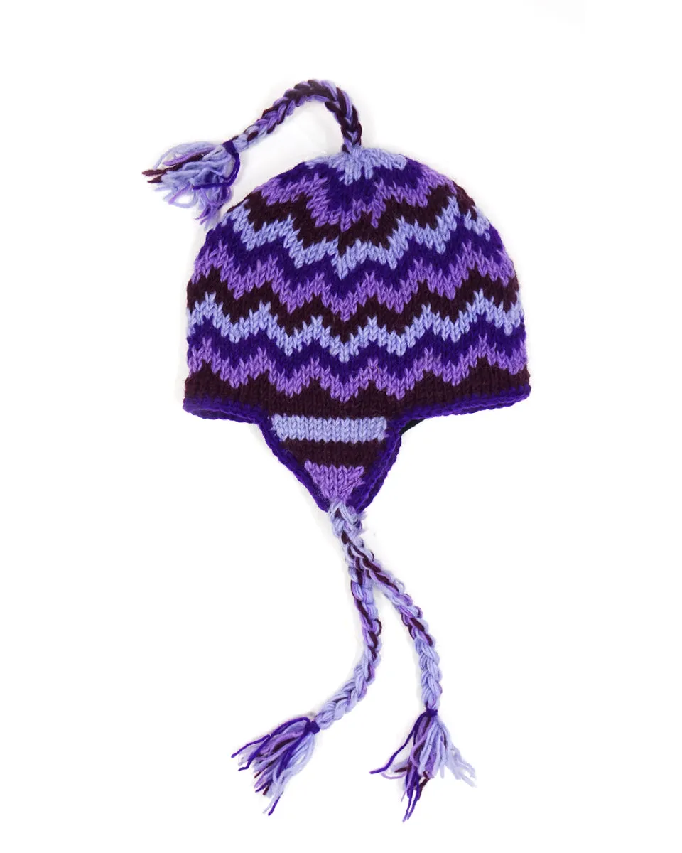 Zig Zag Trapper Beanie