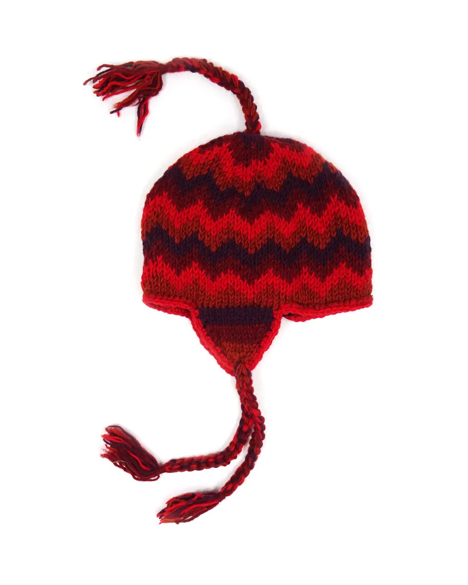 Zig Zag Trapper Beanie